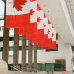 canadian flags